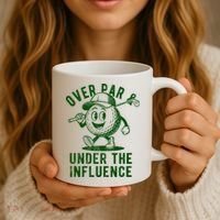 Over Par And Under The Influence Golfing Coffee Mug thumb 3