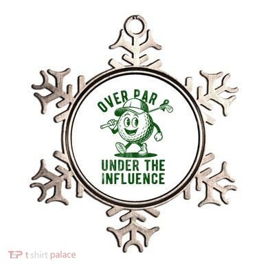 Over Par And Under The Influence Golfing Ornament