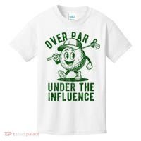 Over Par And Under The Influence Golfing Kids T-Shirt thumb 0