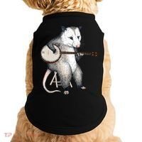 Opossum Playing Banjo Guitar Possum Live Weird Trash Kitty Doggie Tank thumb 0