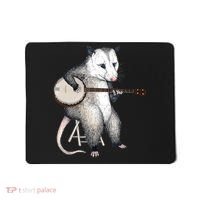 Opossum Playing Banjo Guitar Possum Live Weird Trash Kitty Mousepad thumb 0