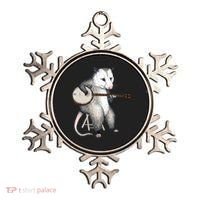 Opossum Playing Banjo Guitar Possum Live Weird Trash Kitty Ornament thumb 0