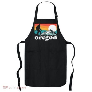 Oregon Pride Bigfoot Mountains Apron