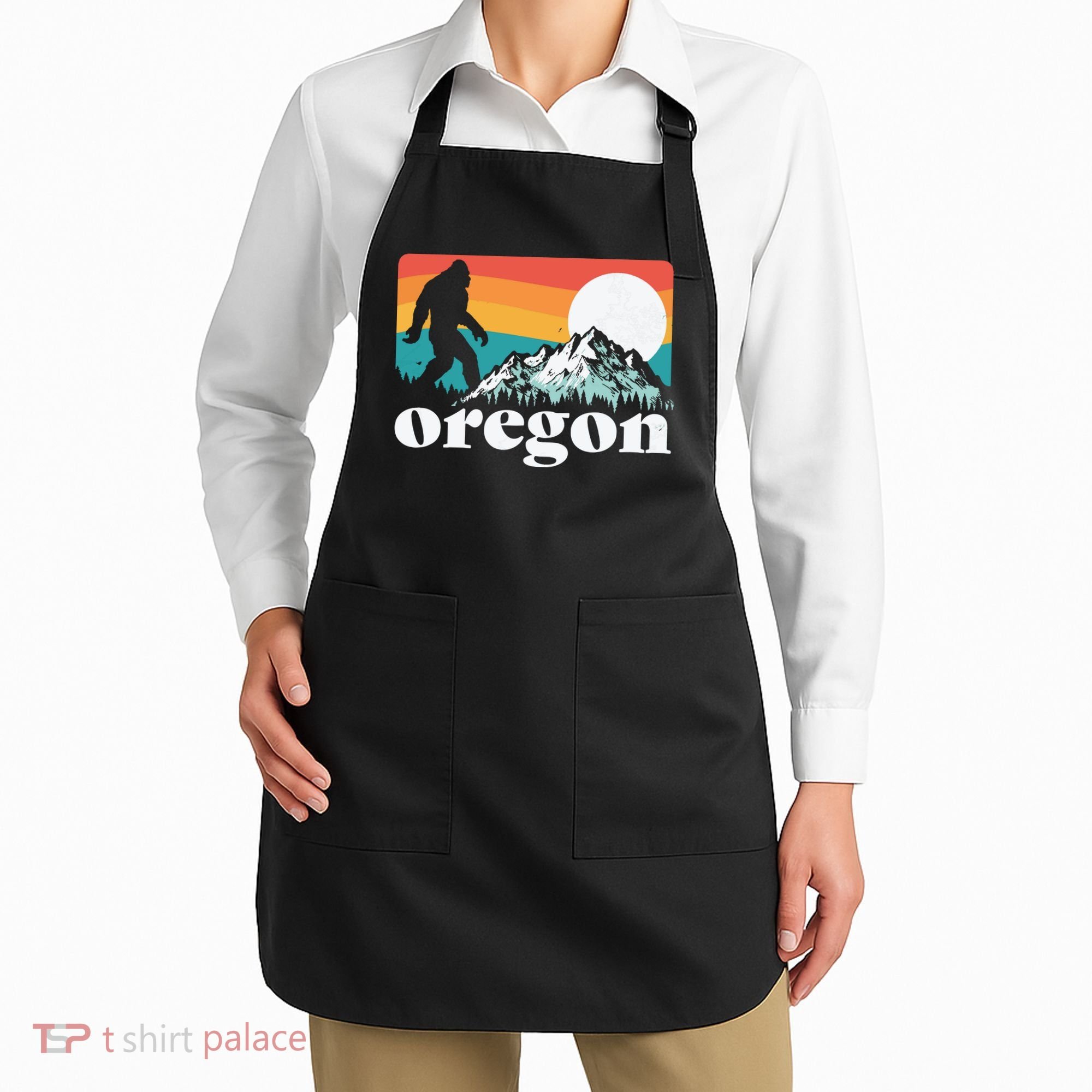 Oregon Pride Bigfoot Mountains Apron