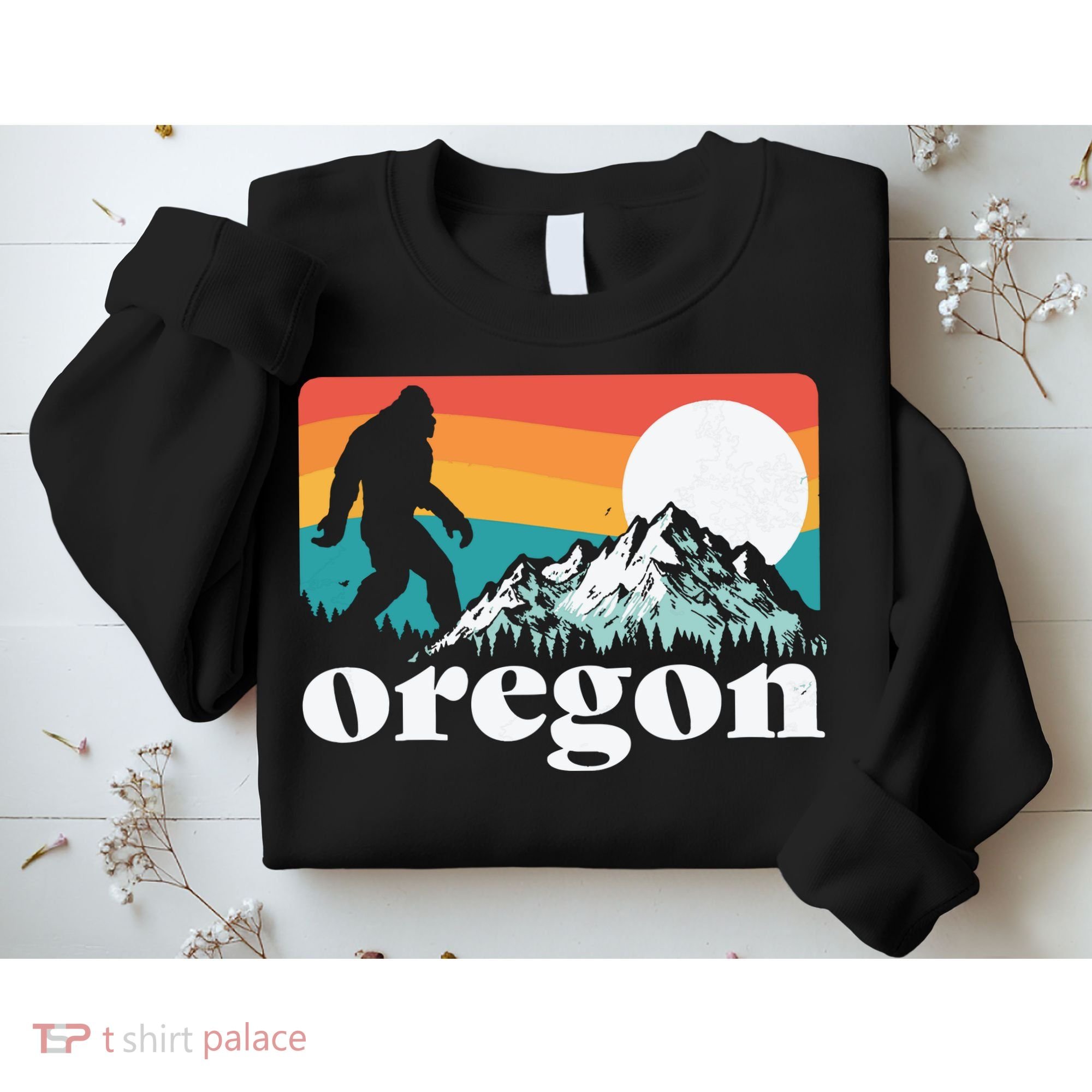 Oregon Pride Bigfoot Mountains Sweatshirt