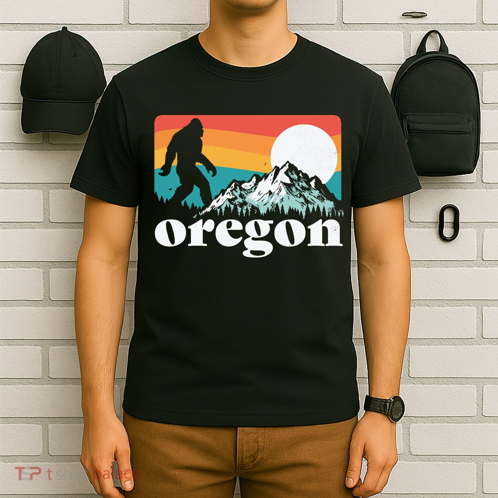 Oregon Pride Bigfoot Mountains T-Shirt