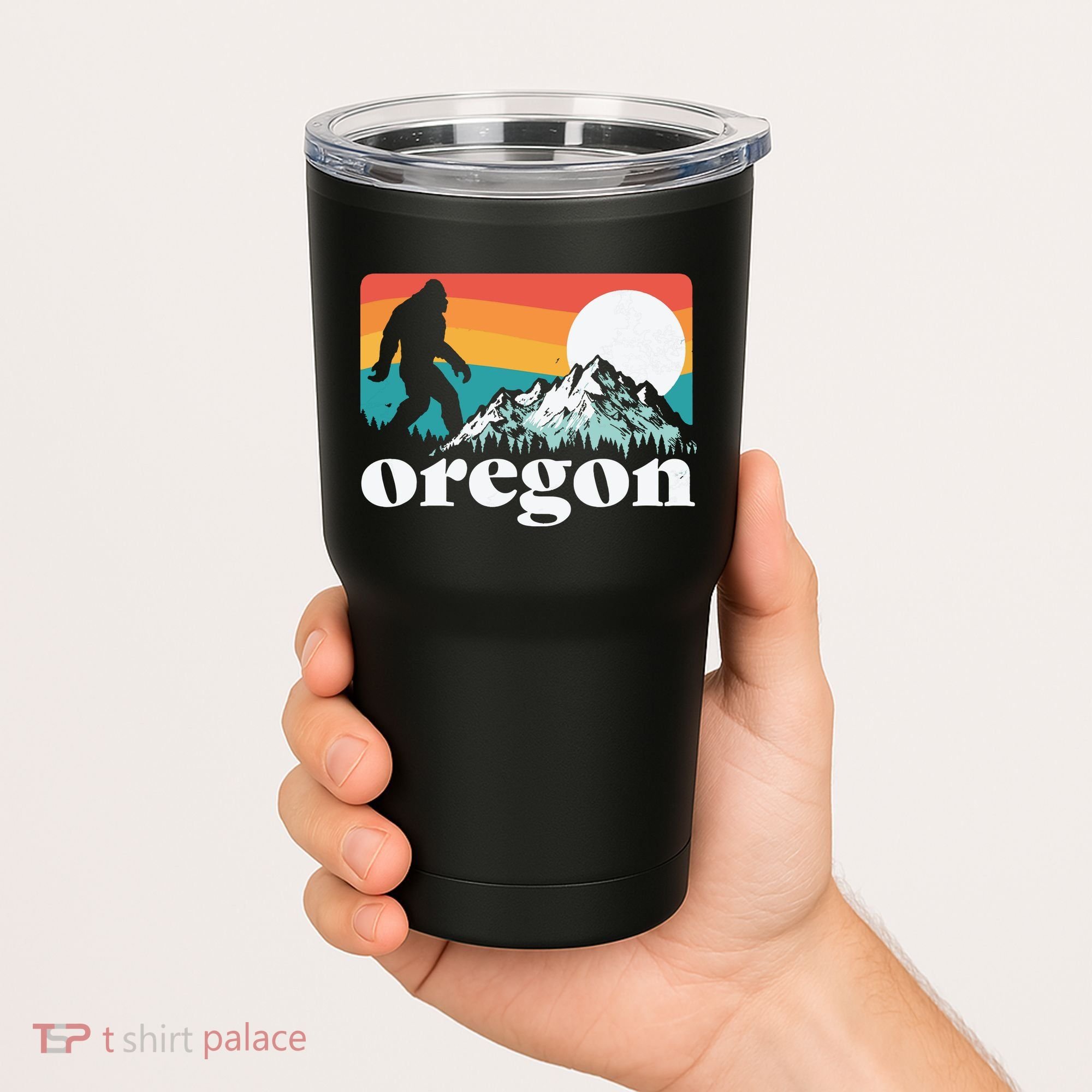 Oregon Pride Bigfoot Mountains Tumbler
