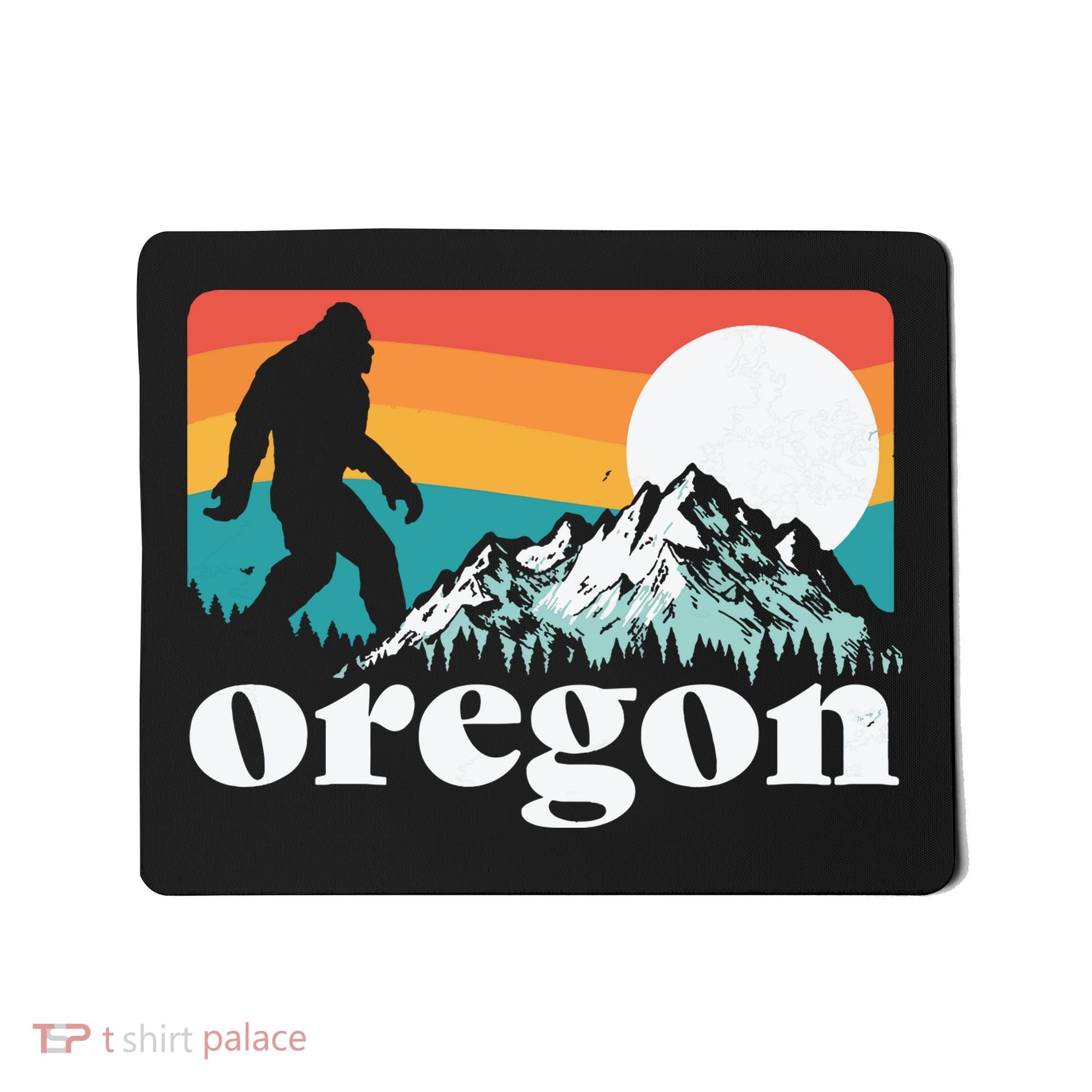 Oregon Pride Bigfoot Mountains Mousepad