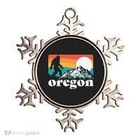 Oregon Pride Bigfoot Mountains Ornament thumb 0