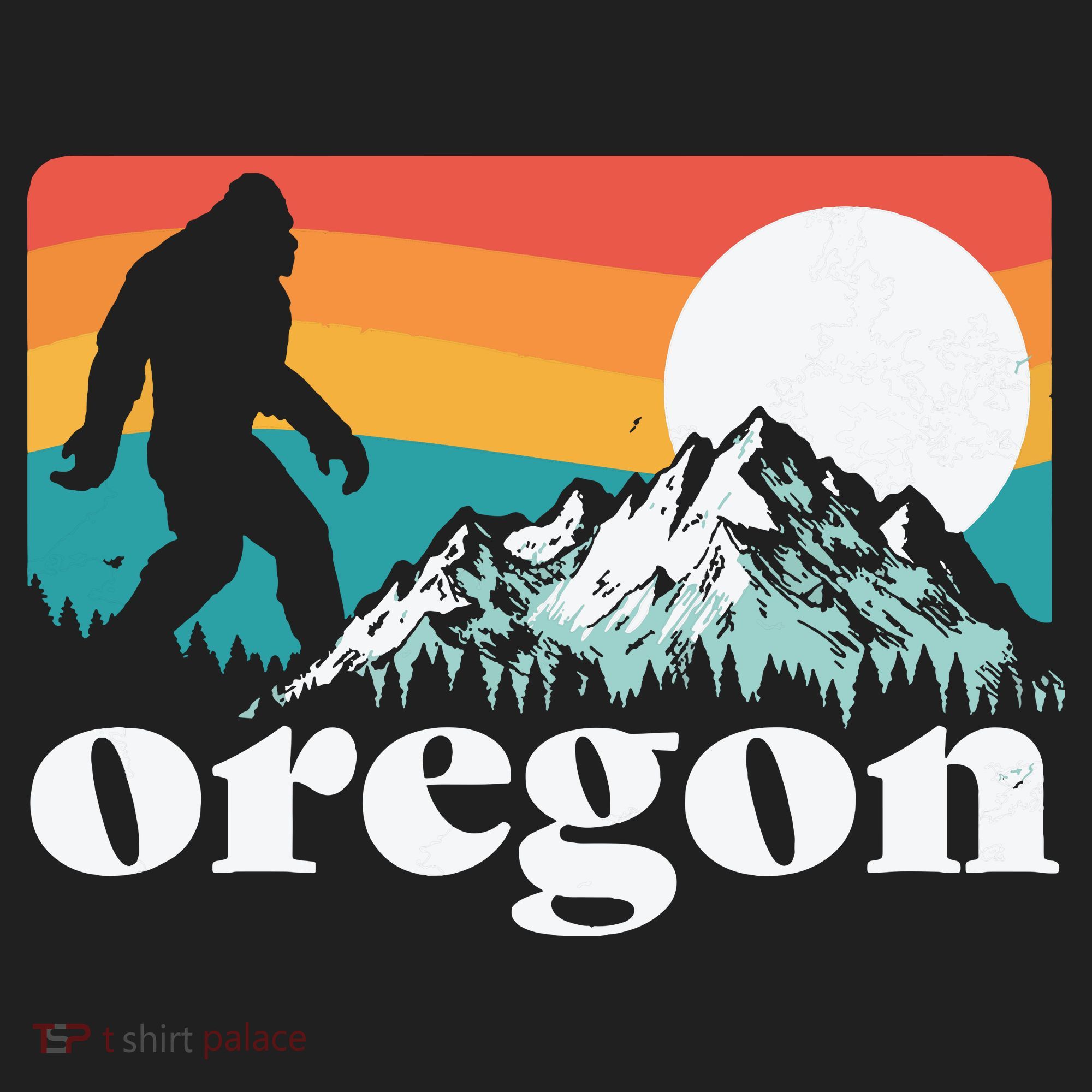 Oregon Pride Bigfoot Mountains Hat