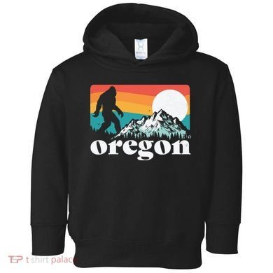 Oregon Pride Bigfoot Mountains Toddler Hoodie