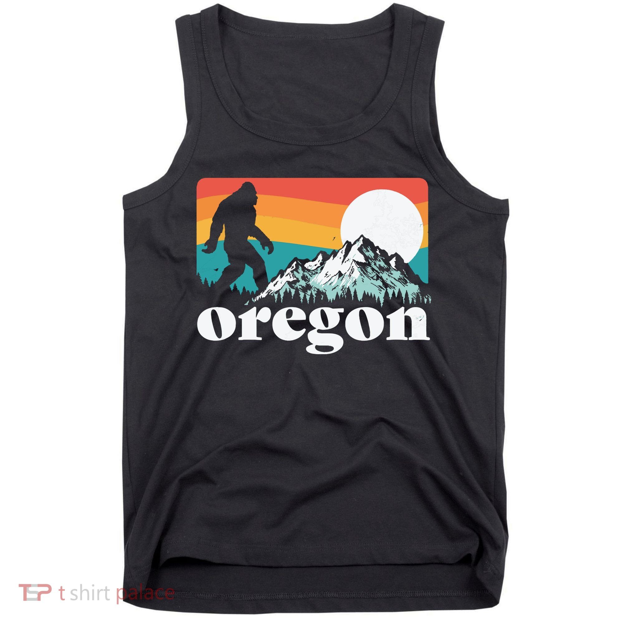 Oregon Pride Bigfoot Mountains Tank Top