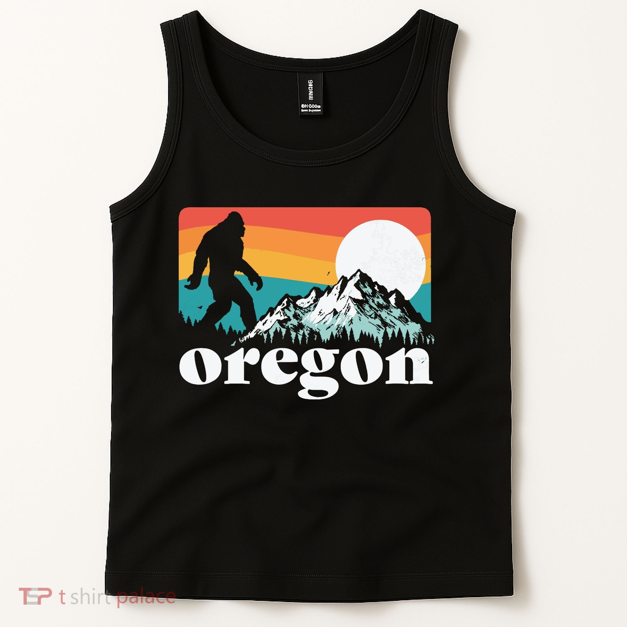 Oregon Pride Bigfoot Mountains Tank Top