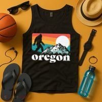 Oregon Pride Bigfoot Mountains Tank Top thumb 4