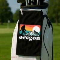 Oregon Pride Bigfoot Mountains Golf Towel thumb 2