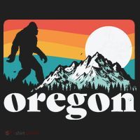 Oregon Pride Bigfoot Mountains Golf Towel thumb 3