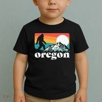 Oregon Pride Bigfoot Mountains Toddler T-Shirt thumb 2