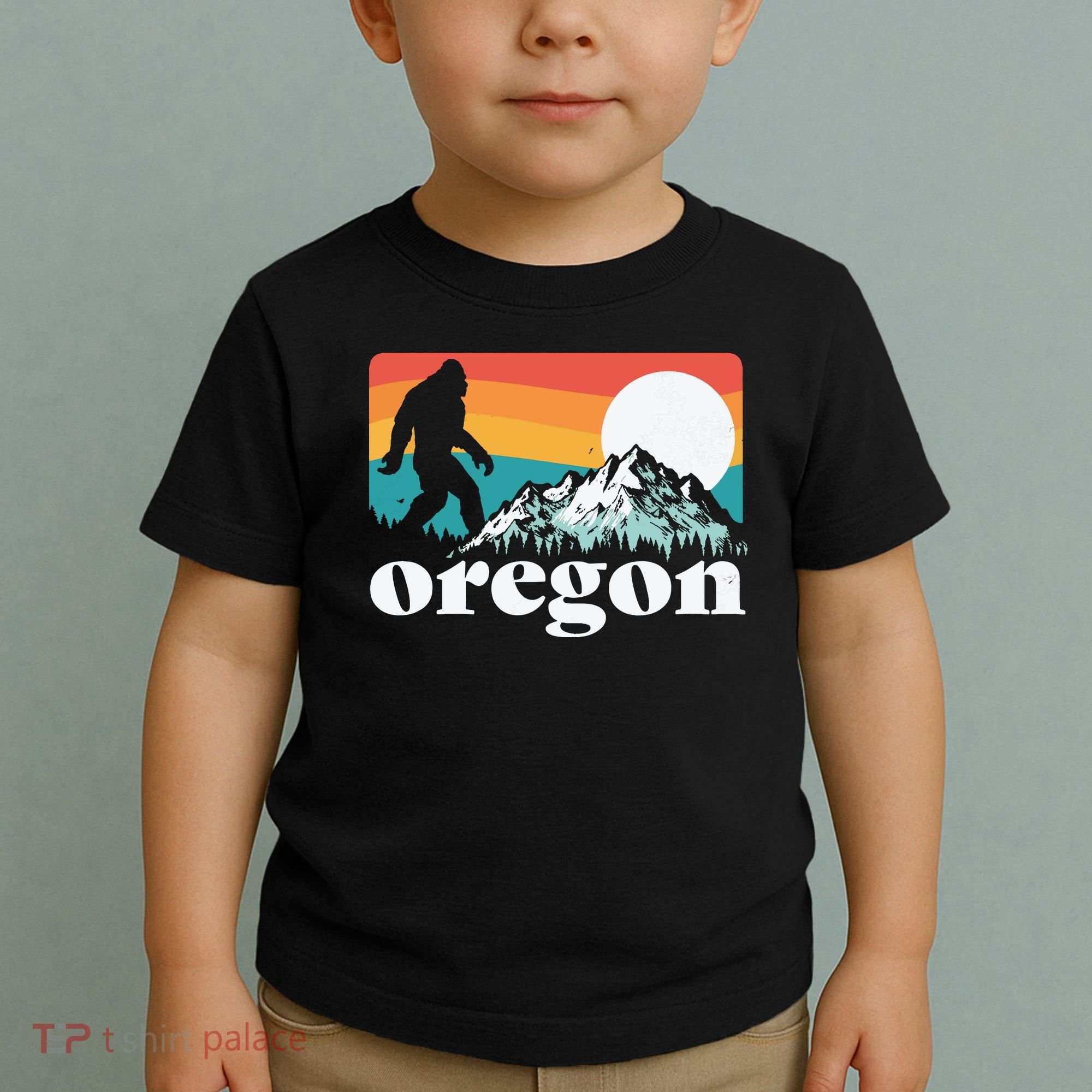 Oregon Pride Bigfoot Mountains Toddler T-Shirt