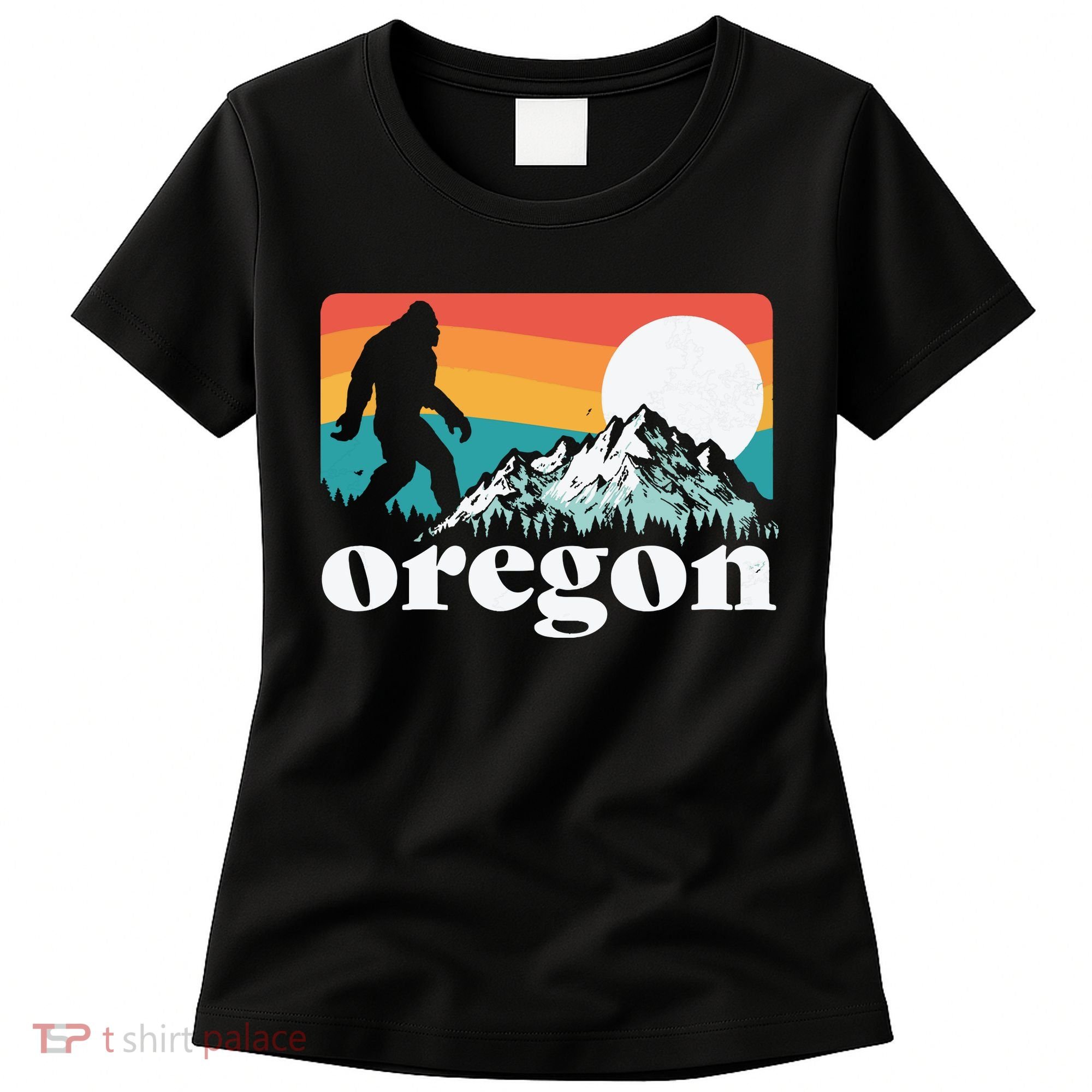 Oregon Pride Bigfoot Mountains Women's T-Shirt