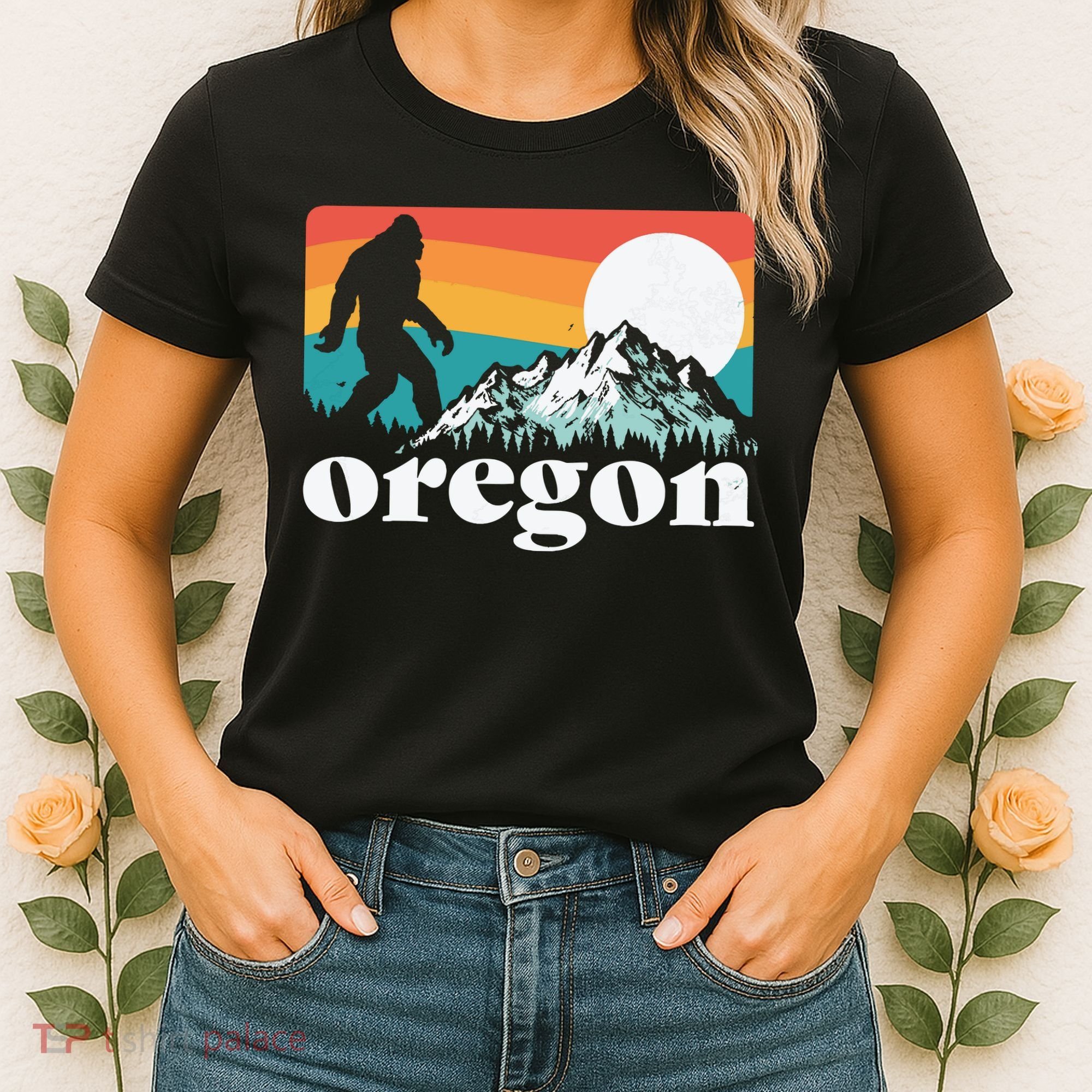 Oregon Pride Bigfoot Mountains Women's T-Shirt