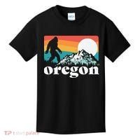 Oregon Pride Bigfoot Mountains Kids T-Shirt thumb 0