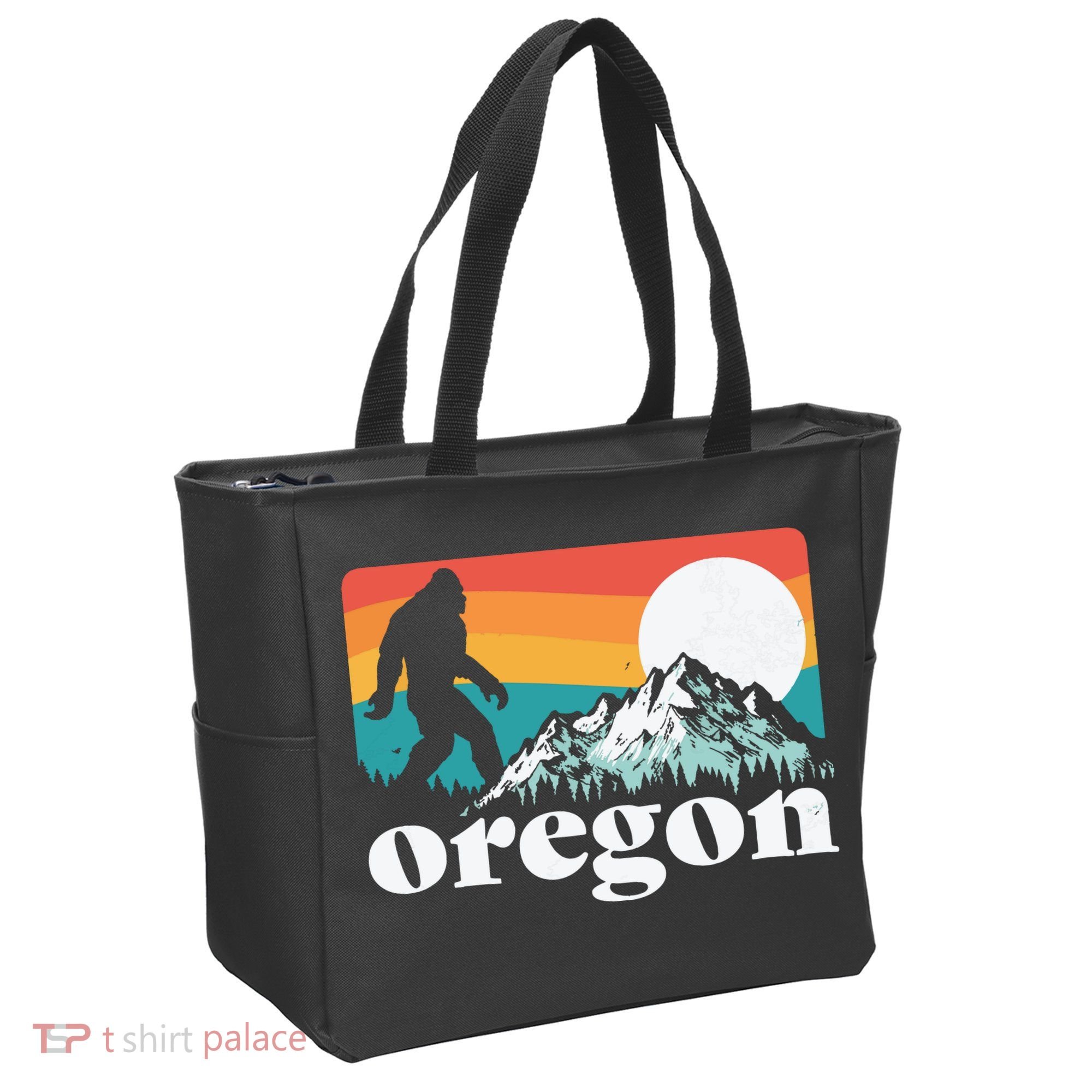 Oregon Pride Bigfoot Mountains Tote Bag