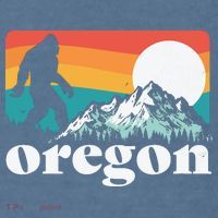 Oregon Pride Bigfoot Mountains Garment-Dyed Sweatshirt thumb 2