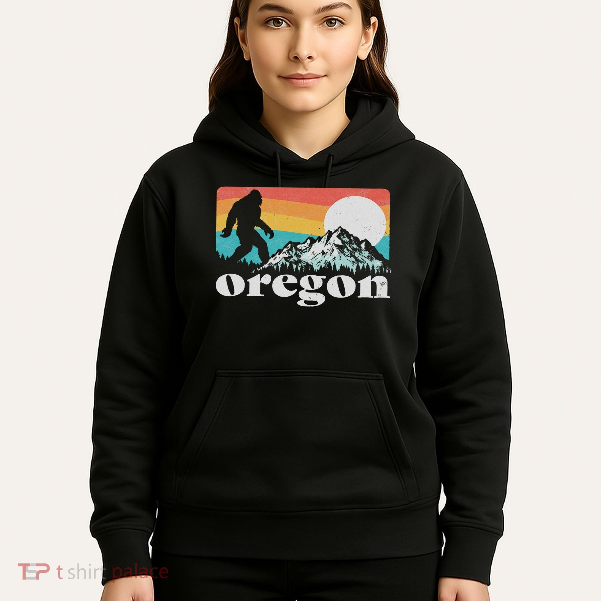 Oregon Pride Bigfoot Mountains Hoodie