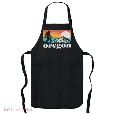 Oregon Pride Bigfoot Mountains Apron