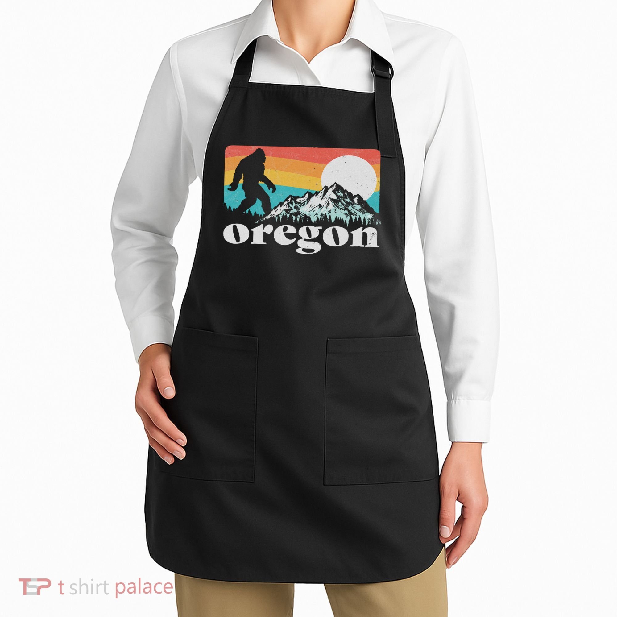 Oregon Pride Bigfoot Mountains Apron