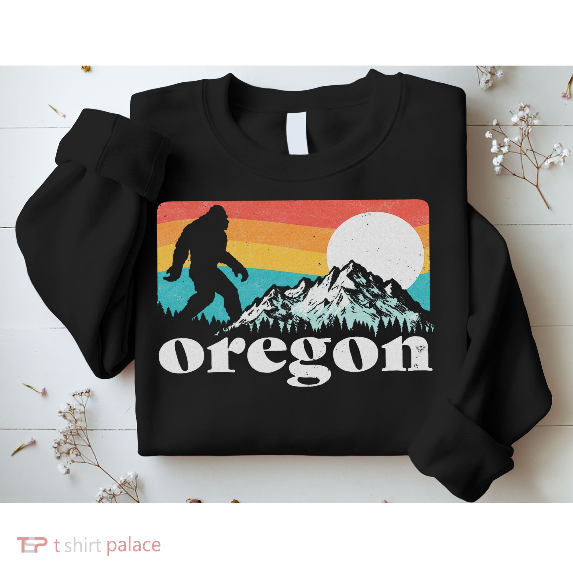 Oregon Pride Bigfoot Mountains Sweatshirt