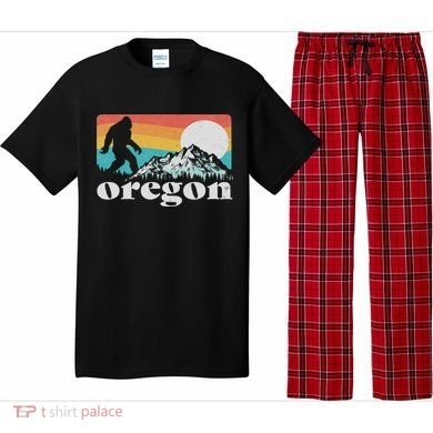 Oregon Pride Bigfoot Mountains Pajama Set