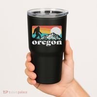 Oregon Pride Bigfoot Mountains Tumbler thumb 2