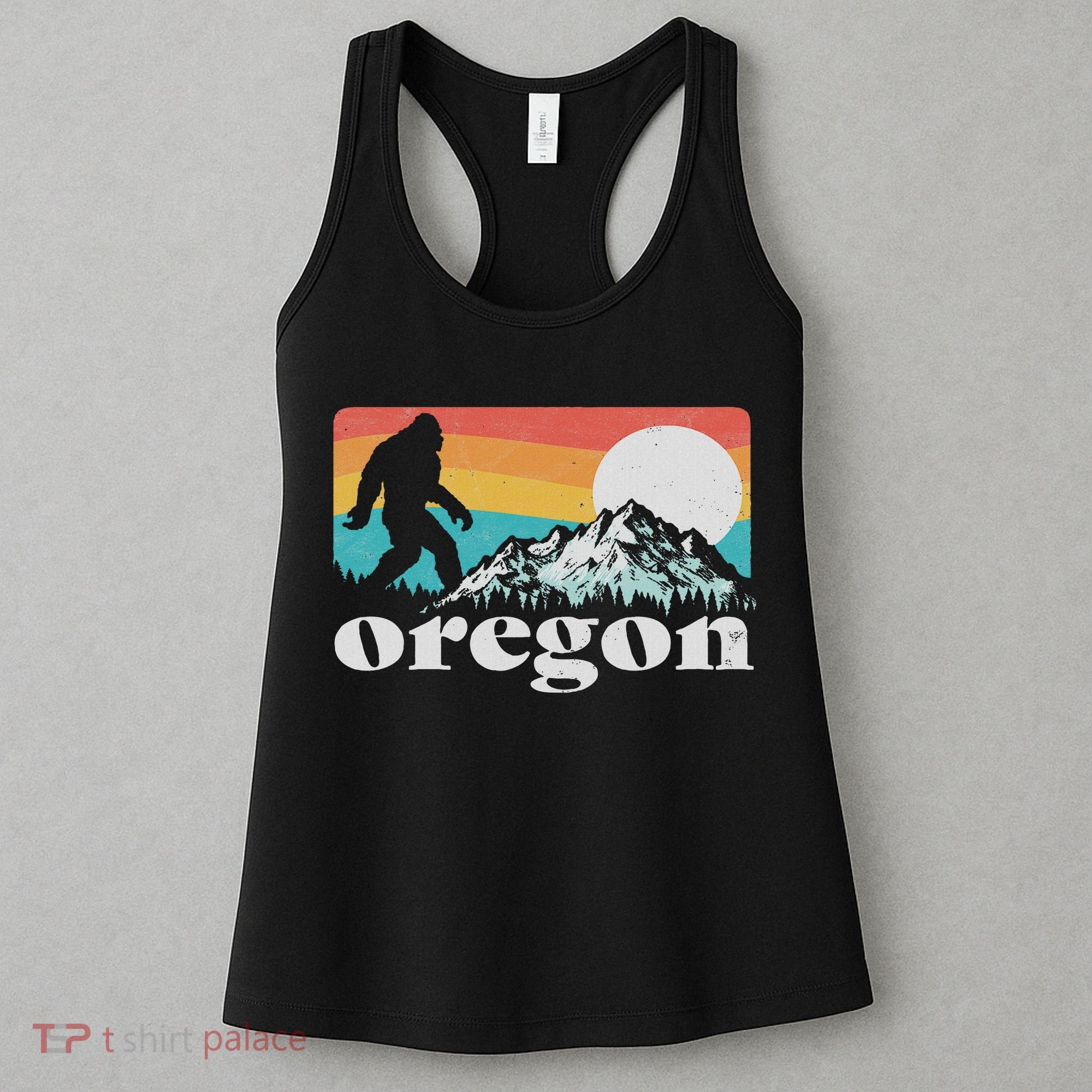 Oregon Pride Bigfoot Mountains Women's Tank Top