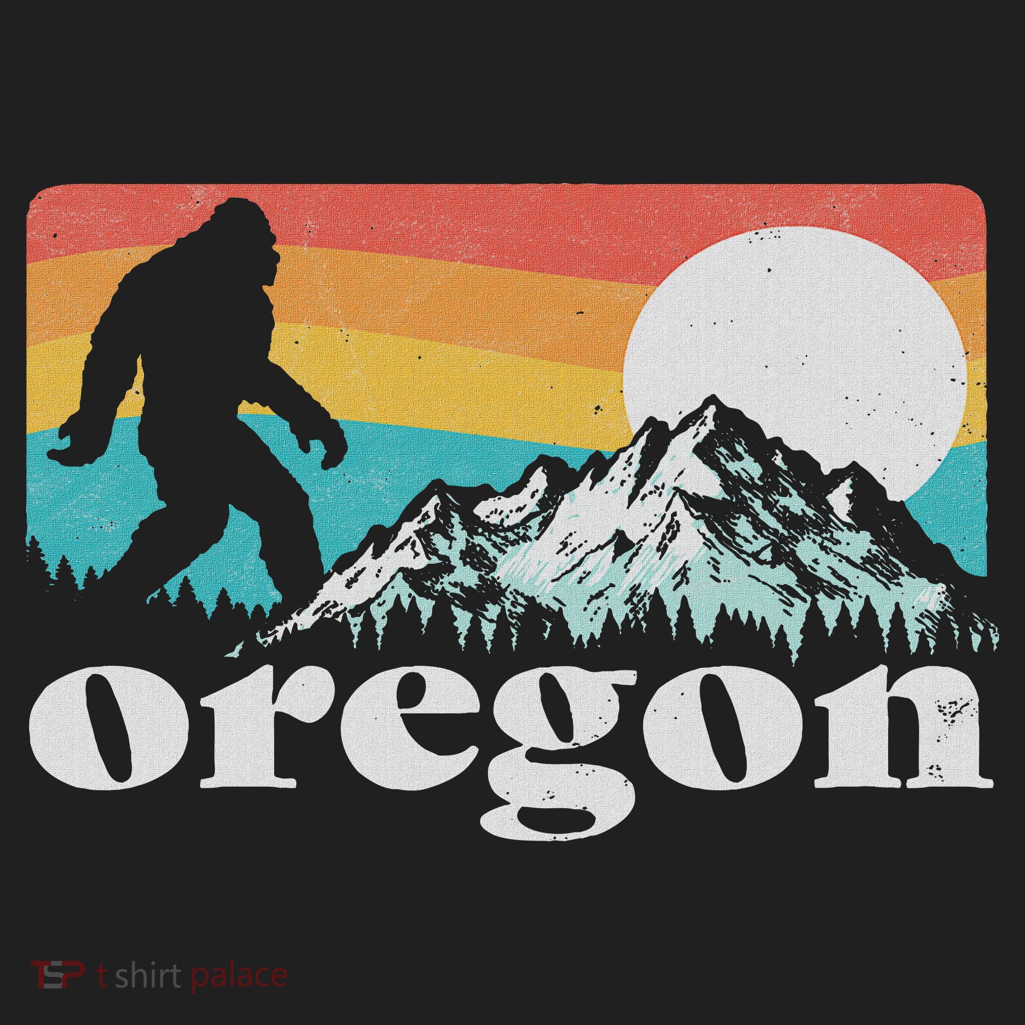 Oregon Pride Bigfoot Mountains Hat