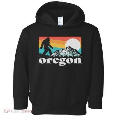 Oregon Pride Bigfoot Mountains Toddler Hoodie