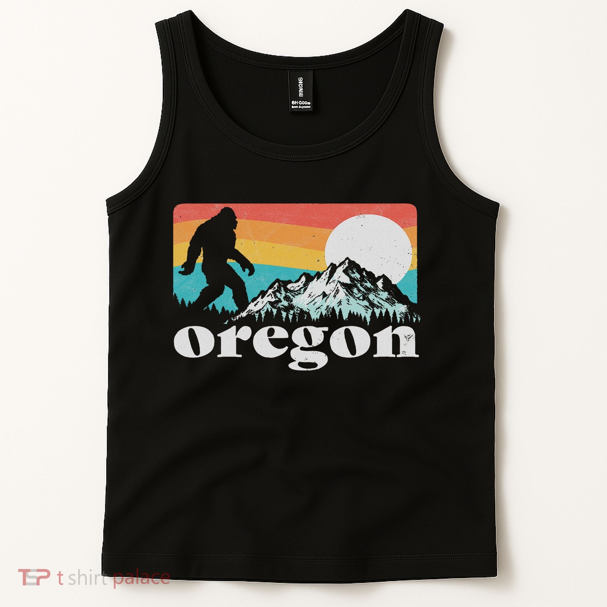 Oregon Pride Bigfoot Mountains Tank Top