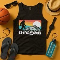 Oregon Pride Bigfoot Mountains Tank Top thumb 4