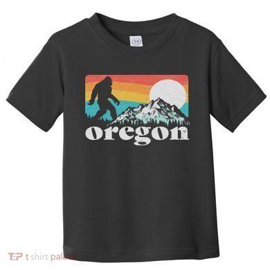 Oregon Pride Bigfoot Mountains Toddler T-Shirt