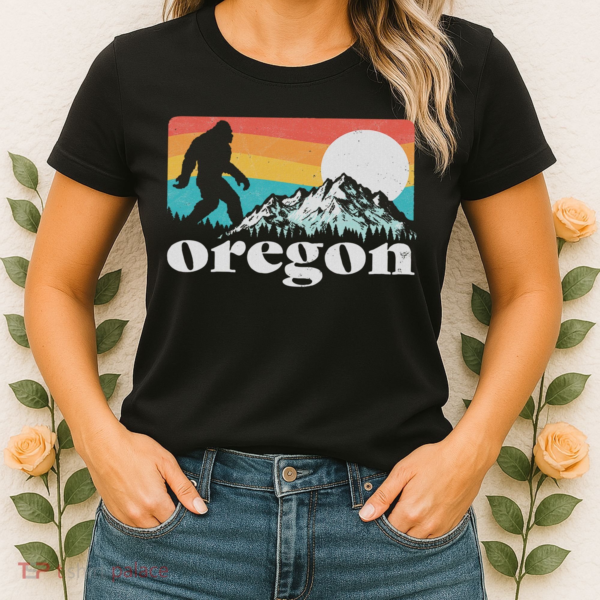 Oregon Pride Bigfoot Mountains Women's T-Shirt