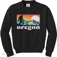 Oregon Pride Bigfoot Mountains Kids Sweatshirt thumb 0