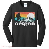 Oregon Pride Bigfoot Mountains Kids Long Sleeve Shirt thumb 0