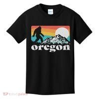Oregon Pride Bigfoot Mountains Kids T-Shirt thumb 0