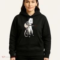 Opossum Playing Banjo Guitar Possum Live Weird Trash Kitty Hoodie thumb 5
