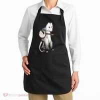 Opossum Playing Banjo Guitar Possum Live Weird Trash Kitty Apron thumb 2