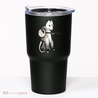 Opossum Playing Banjo Guitar Possum Live Weird Trash Kitty Tumbler thumb 0