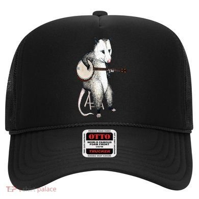 Opossum Playing Banjo Guitar Possum Live Weird Trash Kitty Hat