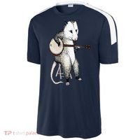 Opossum Playing Banjo Guitar Possum Live Weird Trash Kitty Sport-Tek Competitor United Soccer Jersey thumb 2