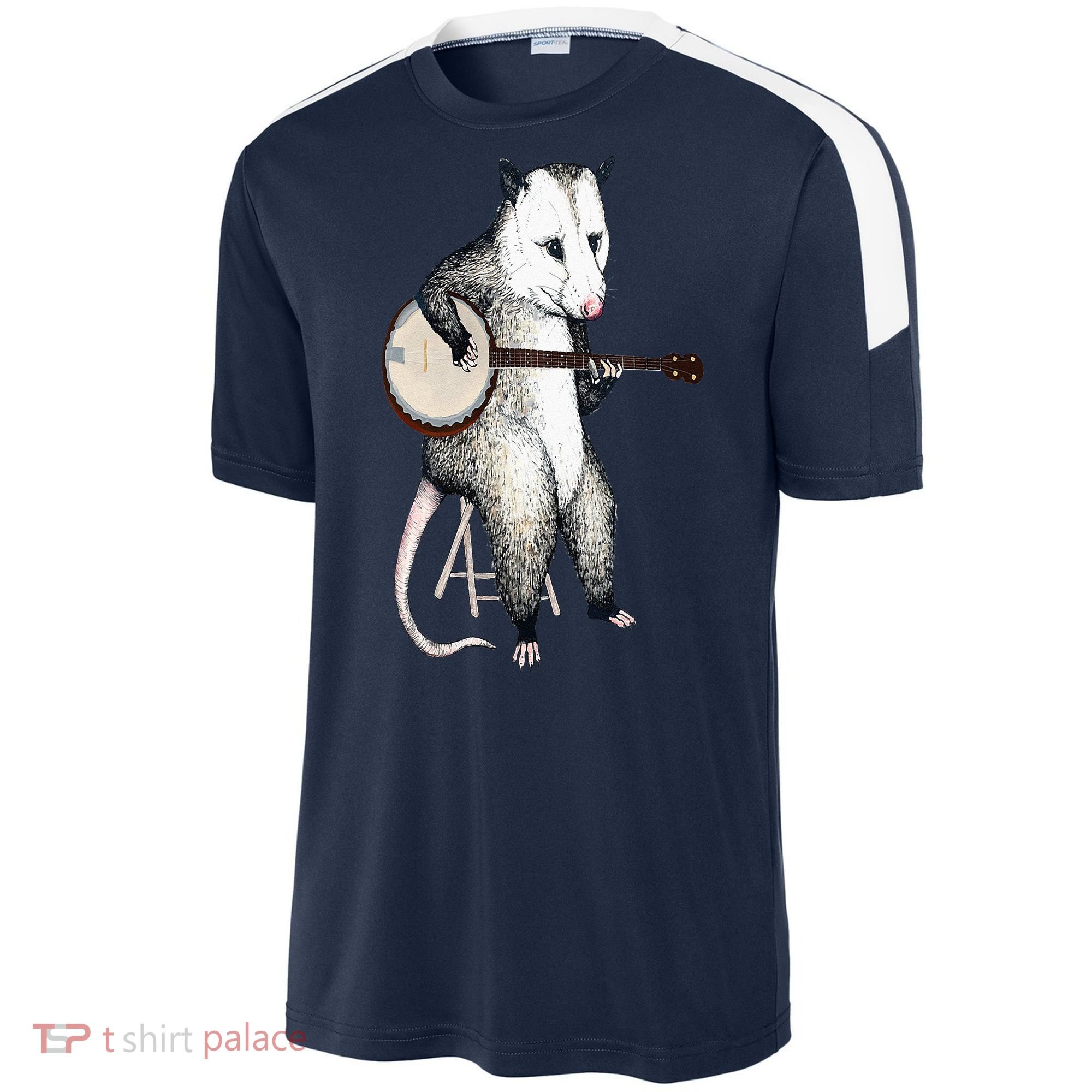 Opossum Playing Banjo Guitar Possum Live Weird Trash Kitty Sport-Tek Competitor United Soccer Jersey