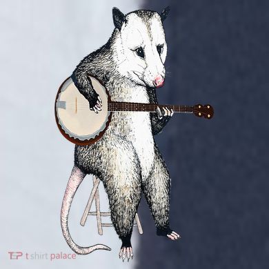 Opossum Playing Banjo Guitar Possum Live Weird Trash Kitty Sport-Tek Competitor United Soccer Jersey